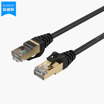 

Orrick Division (ORICO) МОПС-C7 CAT7 закончил раунд семь категорий Gigabit медный провод экранированный кабель высокоскоростной сети RJ45 прыгун инжиниринговая домашний компьютерный кабель 3 м черный