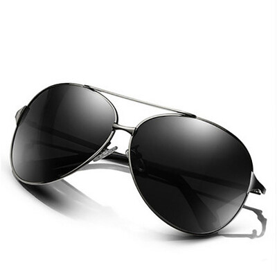 

Men's Sunglasses Large Frame Polarized Sunglasses Driver Mirror Avant-garde Driving Mirror Tide Men Driving Sunglasses Black