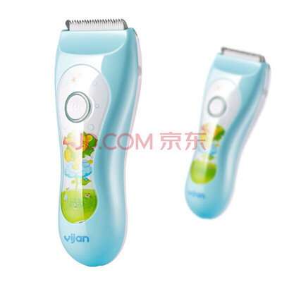 

Jingdong supermarket easy Jane yijan baby children hair care device charge waterproof mute electric scissors knife newborn baby baby shaving device HK610-blue