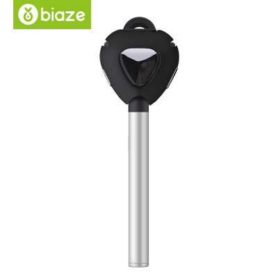 

Biya Zi (BIAZE) business calls mini sports Bluetooth headset Bluetooth 4.0 universal ear hanging Apple Andrews Universal D07 Haoyue silver