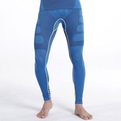 

El Monte ALPINT MOUNTAIN Fitness suits men's running training clothes stretch compression quick-drying clothes sports bodysuit long-sleeved pants 650-951 jacket sapphire blue