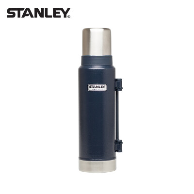 

STANLEY classic series of stainless steel vacuum insulation pot 1.3 liters - blue (home outdoor large capacity travel hot water bottle car warm pot kettle