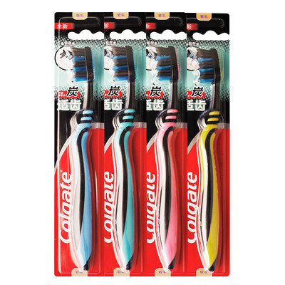 

Colgate Комплект мягких щеток с древесным углем