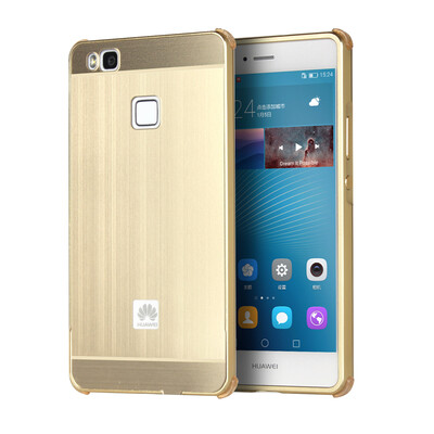 

Luxury Case for Huawei P9 Lite Aluminum BumperAcrylic Panel Back Glossy Business Cover for Huawei G9 Lite