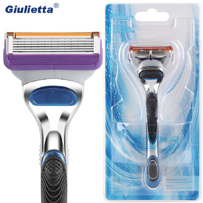 

Giulietta Men Razor Blade High Quality Face Stainless Steel Care Shaving Razor Blade F5 Blades GF1905