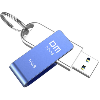 

ДМ PD085 (малая мельница) 16GB USB3.0 вращаться на 360 градусов цельнометаллический скоростной автомобиль у диска (синий)