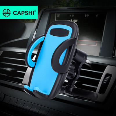 

Capshi Car Mobile Bracket D05 Blue Air Conditioning Outlet 360 Rotary Bracket Mobile Tablet Navigator Bracket