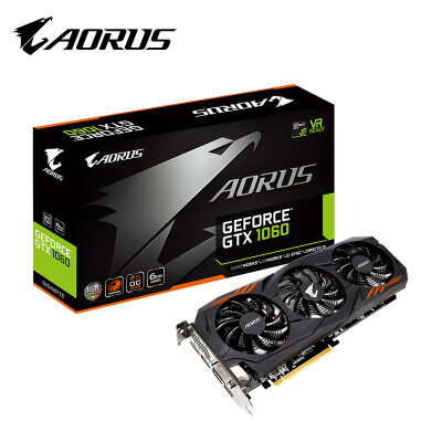 

Gigabyte (GIGABYTE) AORUS GTX 1060 1607-1860MHz / 8008MHz 6G / 192bit GDDR5 графика курица