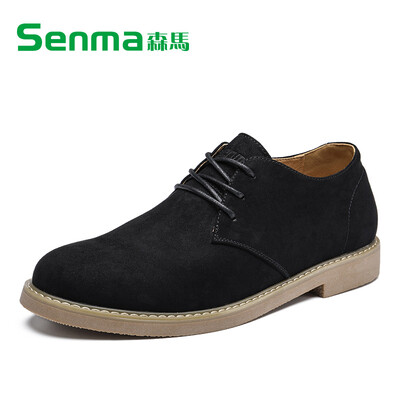 

Senma senma casual shoes mens suede retro shoes tide Korean version of the ventilation tooling shoes 817315004 Brown 42 yards