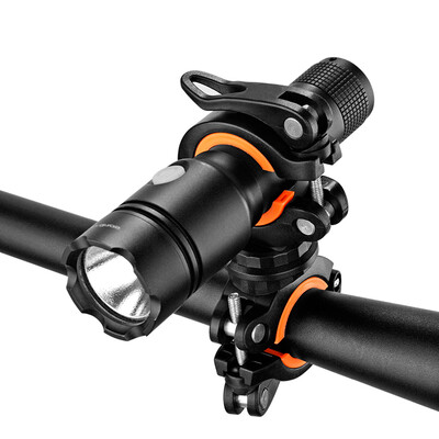 

Qidian bicycle light frame clip flashlight stand front light stand fixed bracket lamp seat riding accessories can be rotated