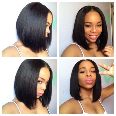 

Brazilian Lace Front Human Hair Silky Straight 150 Density Plucked Natural Hairline Remy Hair wigs Human hair Lace Wigs
