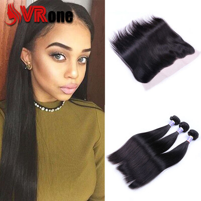 

Peruvian Virgin Hair With Closure Peruvian Straight Human Hair With Closure 13x4 Ear To Ear Lace Frontal Closure With Bundles