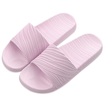 

Yuhuaze Four Seasons home bathroom slippers home simple beach bathing sandals women&39s blue 37-38 yards