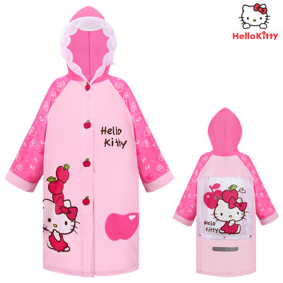 

Hellokitty children&39s raincoats girls pants with books&bags thickening children children&39s cartoon primary school students raincoats 1018B pink  for 130-140cm