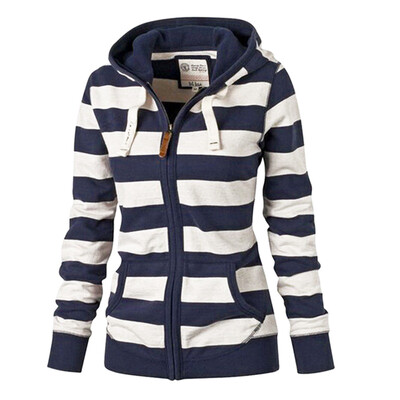 

Women Ladies Zipper Tops Hoodie Hooded Sweatshirt Coat Jacket Casual Slim Jumper