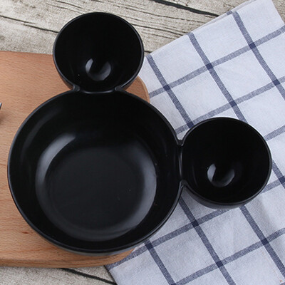 

CNtomlv Kids Bowl Dinnerware set Cartoon Creative Plate child Plastic Tableware Lovely Lunch Tray