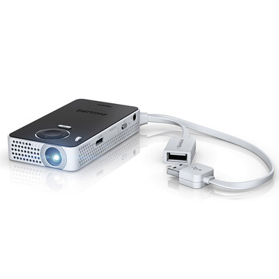 

Philips PHILIPS PPX4350 wifi home projector projector 50 lumens wireless with the phone mini portable projection