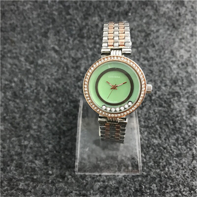 

Luxury Diamond Women Dress Watches CONTENA Fashion Brand Ladies Elegant Watch Vintage Female Rhinestone Bracelet Watch