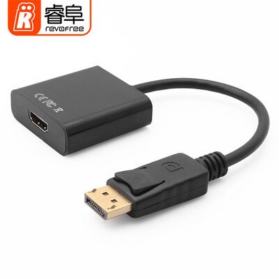 

REVOFREE CY61 DP HDMI Converter HD DisplayPort Adapter Male to Female Computer Monitor TV Cable