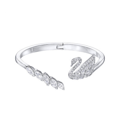 

Swarovski Swarovski Swan Lake Platinum Platinum Open Swan Bracelet Bracelet  5258397