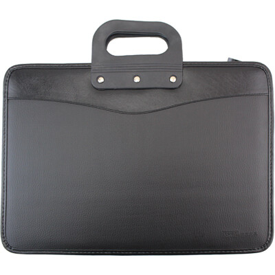 

Letter hair (TRNFA) A1004 business leather briefcase multi-purpose portable information bag multi-dimensional three-dimensional conference package training file bag