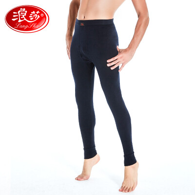 

LangSha mens warm cotton thin pants thermal underwear