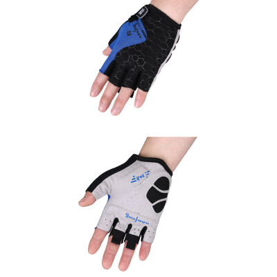 

Half finger cycling gloves 2017 new sport outdoor cycling equipment skid half finger bike gloves