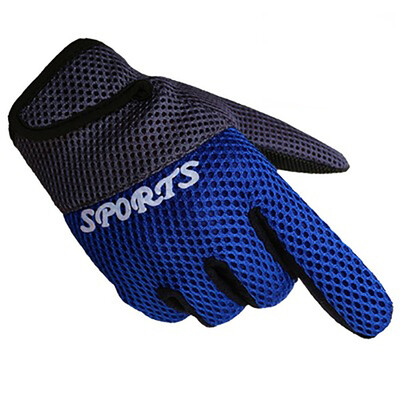 

Fashion riding net cloth long finger gloves male new sports outdoor riding