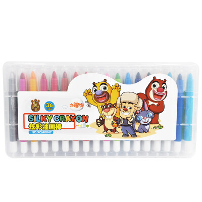 

Sanmu SUNWOOD bear infested cartoon 36 color colorful oil painting stick XCM0047 student stationery