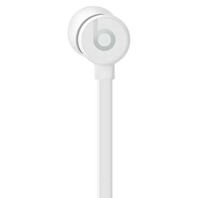 

Beats urBeats3 Наушники-вкладыши - Матовая серебряная телефонная гарнитура для молнии Телефонная гарнитура с тремя кнопками Пульт дистанционного управления с пшеницей
