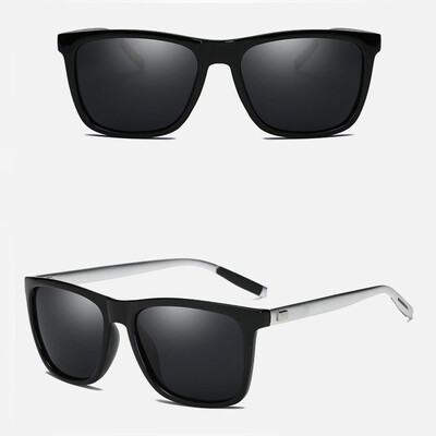 

Fashion Sunglasses Men Polarized Sunglasses Men Driving Mirrors Coating Points Black Frame Eyewear Male Sun Glasses UV400