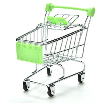 

New Arrival Funny Mini Bird Parrot Mouse Cat Toy Supermarket Shopping Cart Intelligence Growth