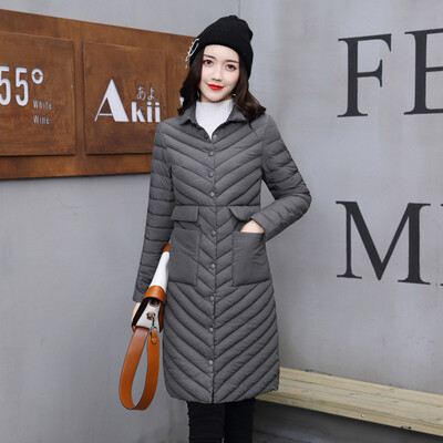 

2017 Winter fashion new womens cotton in the long section of women's cotton suits thickening warm large size jacket