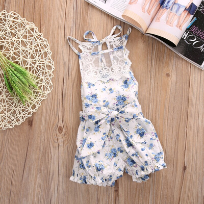 

Newborn Baby Girl Bodysuit Lace Floral Romper Jumpsuit Playsuit Outfits Sunsuit