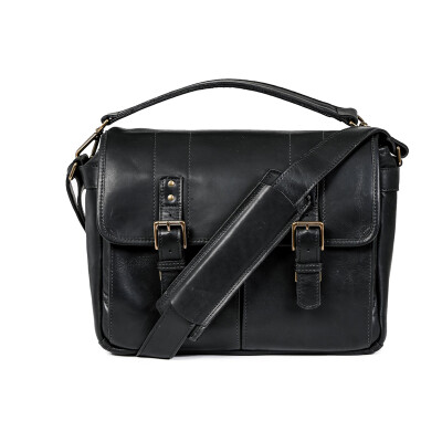 

ONA 024LBL The Prince Street Leather Shoulder Canon Nikon SLR Camera Bag Sony Leica Micro Single Photo Bag Casual Bag Vintage Handmade Prince Black