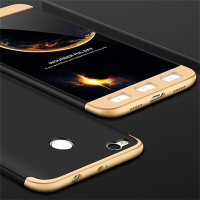 

3 in 1 Protection Case for Xiaomi Redmi 4X Slim Hard PC Cover for Redmi 4 2017 Free Glass Film