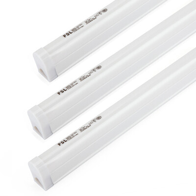 

Foshan Lighting (FSL) LED Tube T5 Bracket Integrated Set 0.3 m 4W Warm White 25 Pack 3000K
