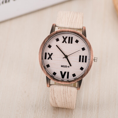 

Fashion Casual Natural Wood quartz watch wood grain leather strap Watches Business sport men's watches