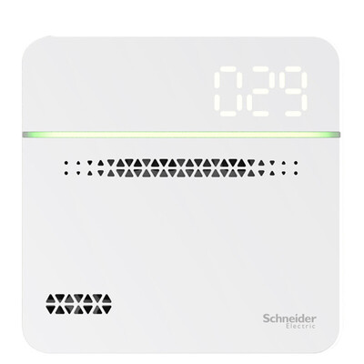 

Schneider Electric Air Detector PM25 Monitor Air Quality Monitor Inspection Table Ceramic White E83PM25_WE