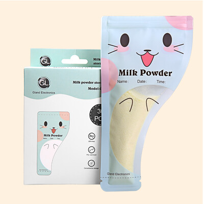 

GLAND New 30PcsPack Traveling Portable Cute Baby Milk Powder Storage Bags Milk powder Feeding Pack Separate Bag Dispense