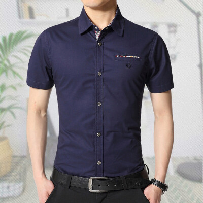 

New Men's Short Sleeve Shirt Short Sleeve Shirt Slim Men's Men's Short Sleeve Shirt as gift for men