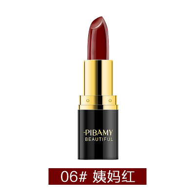 

BIBAMEI luxury charm lipstick 3.5g 06 - Auntie red (lip gloss lip gloss moisturizing lipstick is not easy to fade