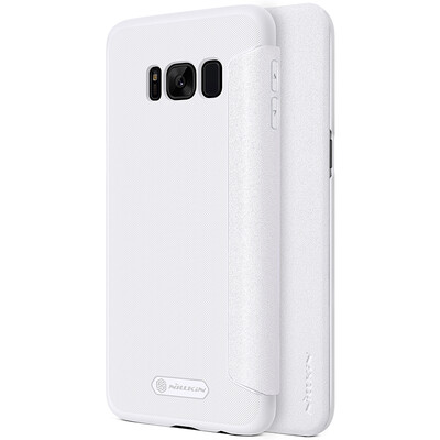 

Original Samsung Galaxy S8+ Nillkin NEW LEATHER CASE- Sparkle Leather Case Flip phone Cover