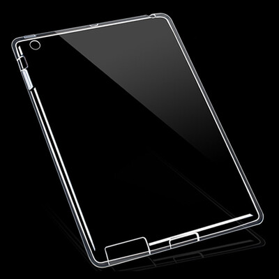 

Biya Zi BIAZE Apple ipad4 ipad3 ipad2 Case Silicone case thin shatter-resistant transparent soft shell rear PB36-transparent white