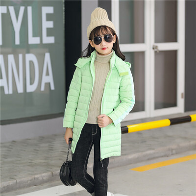

Girls jacket Spring Autumn Winter Coat Cotton Padded Hooded Kids Winter jacket for girls clothes Children clothing Parkas girl