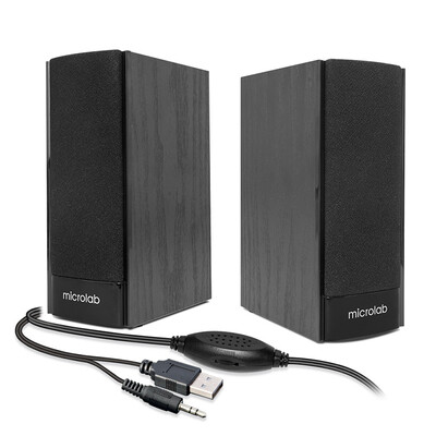 

Microlab (Microlab) B56 2,0 Мультимедиа АС USB Деревянный Настольный компьютерные колонки звук мини портативный сабвуфер