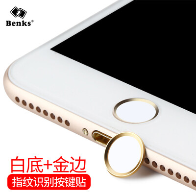 

Bangke Ши (Benks) iPhone8 / 7 / 6S / 6 Plus, как вставить ключ идентификации отпечатков пальцев может быть прикреплена к дому ключа IPAD серии отпечатков пальцев белый обод +