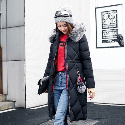 

New autumn and winter cotton clothing women long sleeves coat ladies cotton clothing women down jacket