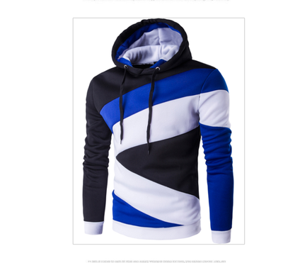 

2017 Hoodies Mens Male Hip Hop Male Brand Hoodie Color Stitching Sweatshirt Men Slim Fit Men Hoody XXL E5RV