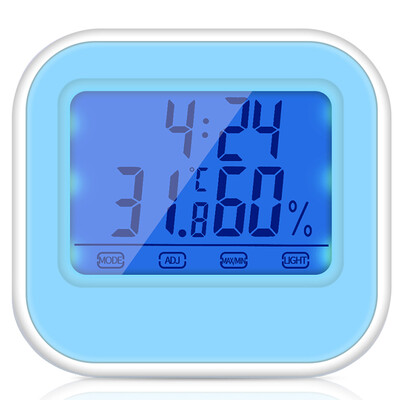 

Yuhuaze touch-screen models touch bright luminous lazy bells clock hygrometer household indoor baby room alarm clock humidity thermometer
